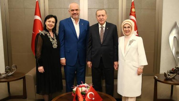 Cumhurbaşkanı Erdoğan Arnavutluk Başbakanı Ramayı kabul etti