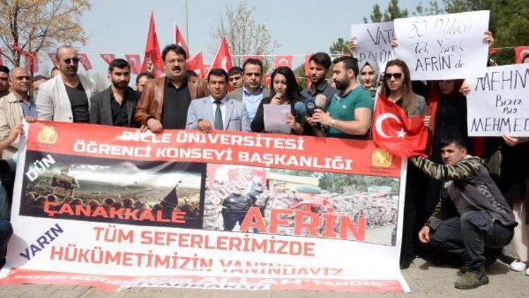Üniversitelilerden Mehmetçiğe ve Erdoğana Afrin teşekkürü