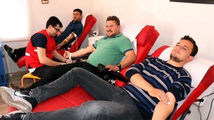 Güvenlik korucularından Afrin için kan bağışı