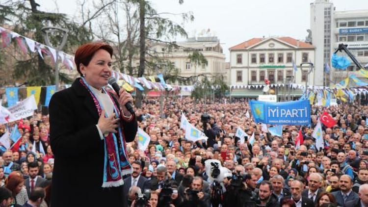 Akşener: Bizden korkuyorlar