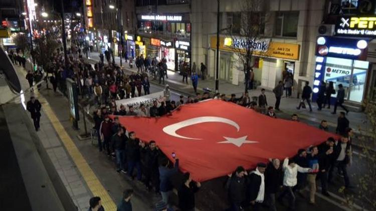 Sivasta Yazıcıoğlu için yürüyüş düzenlendi