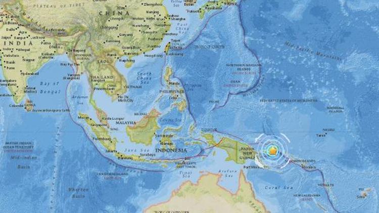 Papua Yeni Gine’de 6.6 büyüklüğünde deprem