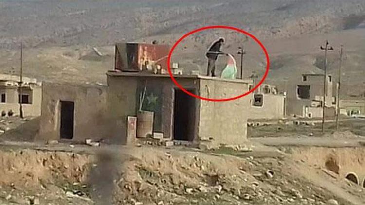 Irak ordusundan Sincar’da operasyon PKK sembolleri kaldırıldı