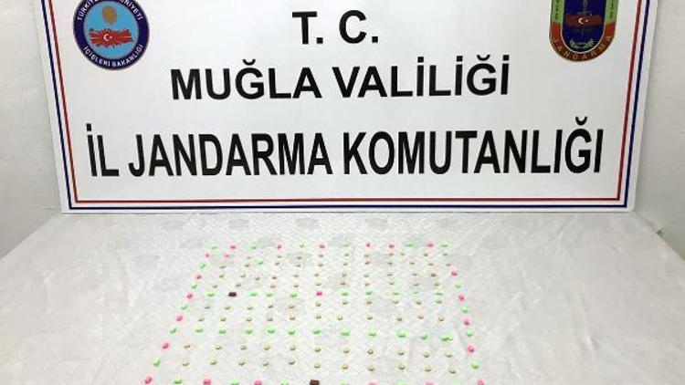 Minibüste uyuşturucu haplarla yakalandı