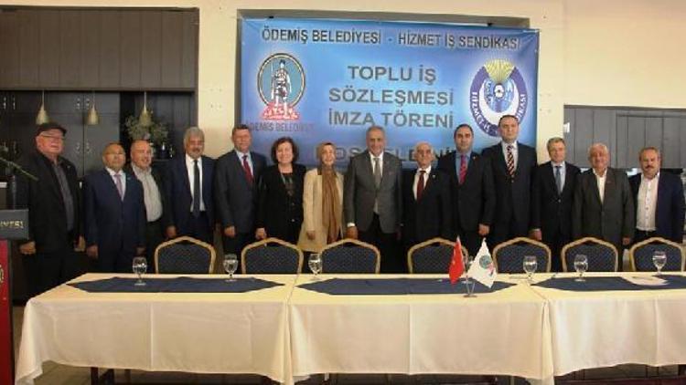 Ödemiş Belediyesi işçilerinde toplu sözleşme sevinci