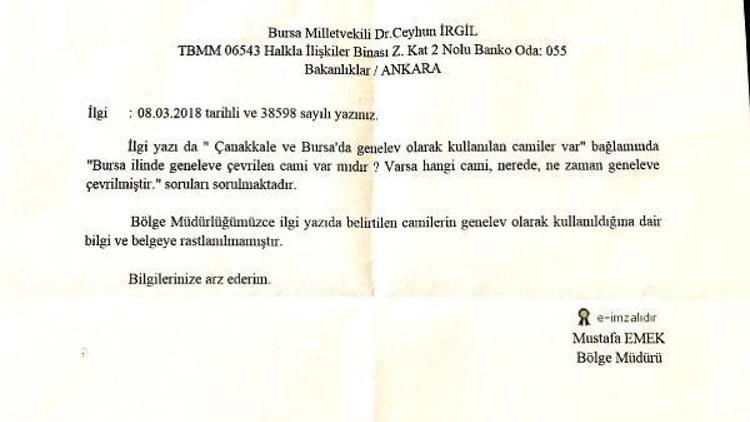 O öğretim üyesinin iddiasıyla ilgili Bursa Vakıflar Bölge Müdüründen açıklama