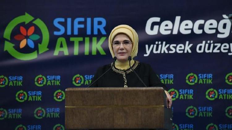 Emine Erdoğan: Sıfır Atık Projesi ile ilgili belediyelerimiz çalışmalara başlamalı