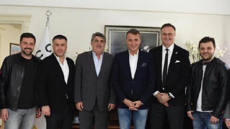 Beşiktaş Başkanı Ormandan TJK Başkanı Adalıya ziyaret