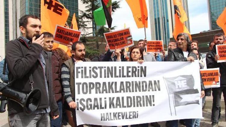 İsrail Başkonsolosluğu önünde protesto