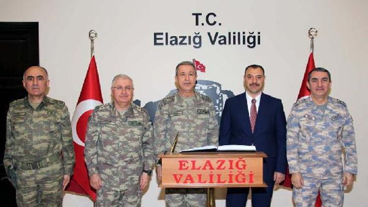 Genelkurmay Başkanı Orgeneral Akar Elazığ’da