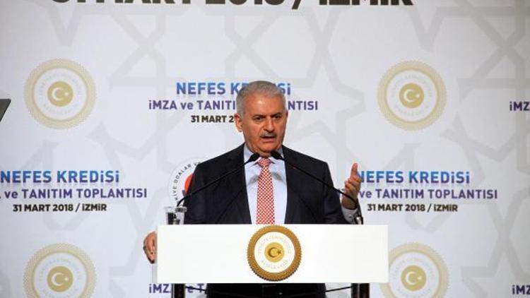 Başbakan Yıldırım, Nefes Kredisinin ikincisini İzmirde tanıttı