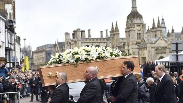 Stephen Hawking için Cambridgede cenaze töreni