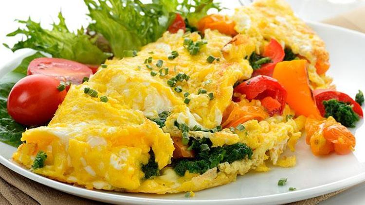 Sebzeli omlet tarifi