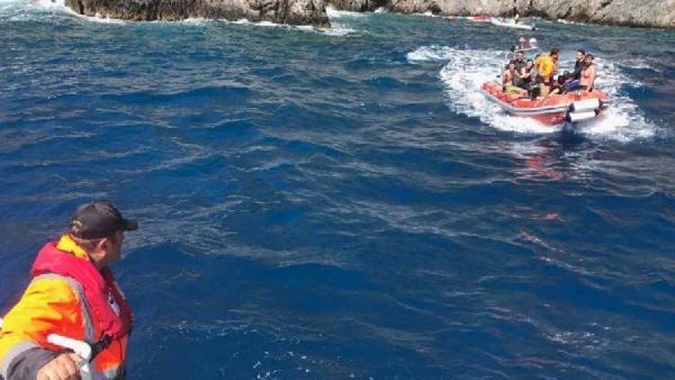 Fethiyede batan dalış teknesindeki 71i öğrenci, 79 kişi kurtarıldı (4)