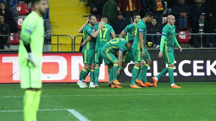 Fenerbahçeden Kayseride gol şov 5-0