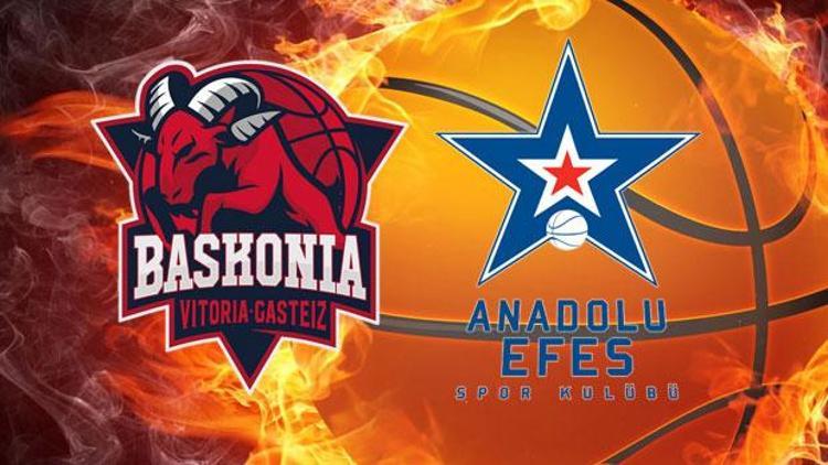 Baskonia Anadolu Efes EuroLeague maçı bu akşam saat kaçta hangi kanalda canlı olarak yayınlanacak