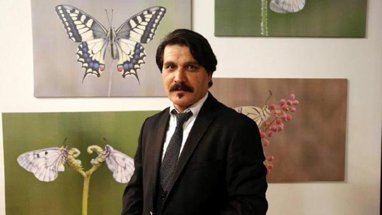 Mustafa Ercanın kelebekleri sergilenecek