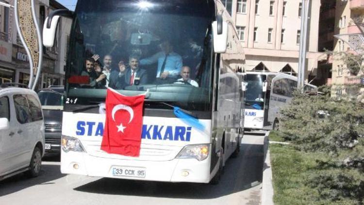 Hakkaride 5 yıl aradan sonra otobüsler tekrar hizmet verecek