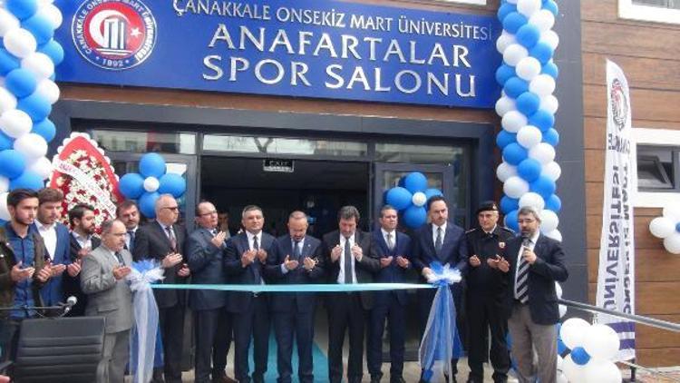 ÇOMÜ Anafartalar Spor salonu hizmete açıldı