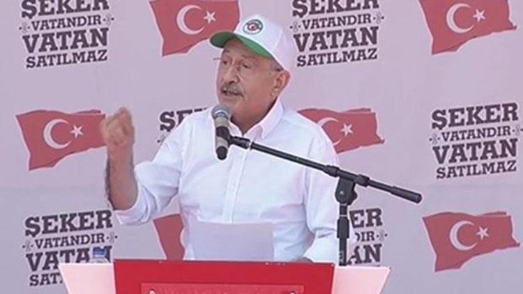 Kılıçdaroğlu: Şeker vatandır, vatan satılamaz