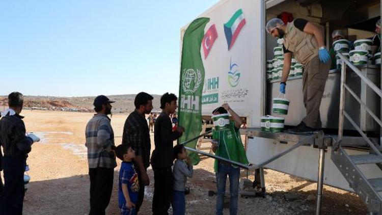 İHH’den, Doğu Gutalı ailelere sıcak yemek