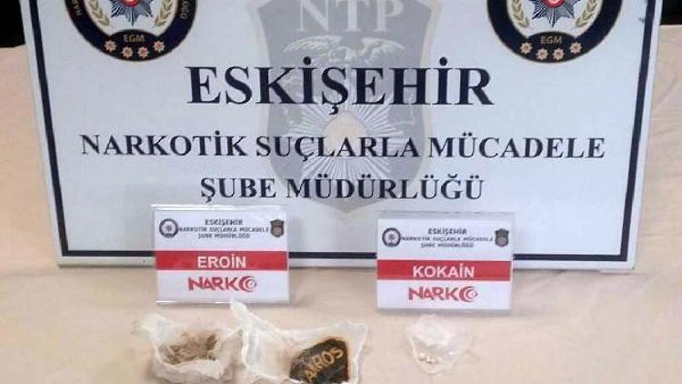 Eskişehirde uyuşturucu operasyonuna 2 gözaltı