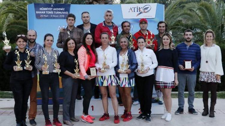 Hürriyet Akdeniz Bahar Tenis Turnuvası sona erdi