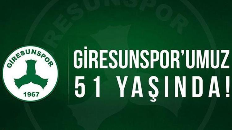 Giresunspor 51. yaşını kutluyor