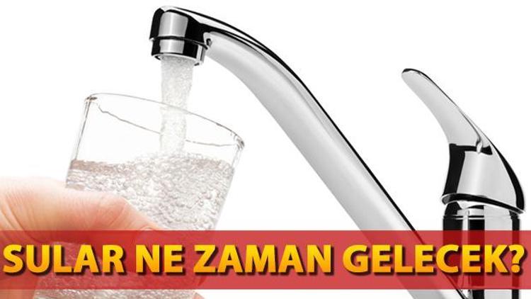 Sular ne zaman gelecek İkitelli ve Küçükçekmecede su kesintisi