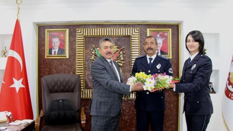 Polislerden, Seydişehir Belediye Başkanına ziyaret