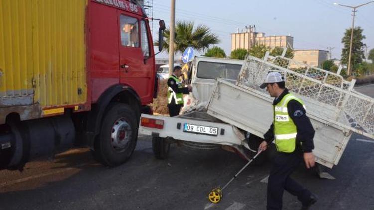 Motorize trafik polisi, kutlamaya giderken kazada yaralandı