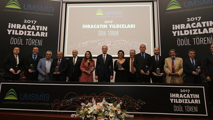 İhracatın yıldızları ödüllerini aldı