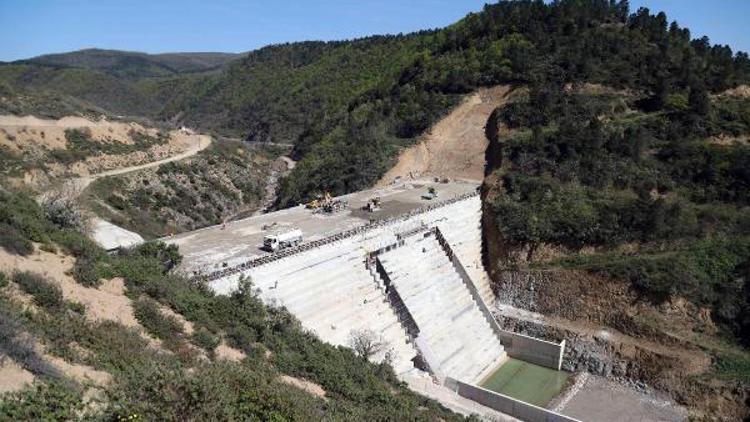 İhsaniye Barajının gövde dolgusu yükseliyor