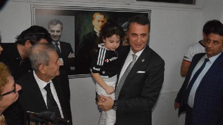 Akhisar Beşiktaşlılar Derneğinin açılışını Fikret Orman yaptı