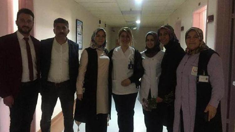 AK Parti Suşehri İlçe Teşkilatı hastaları ziyaret etti