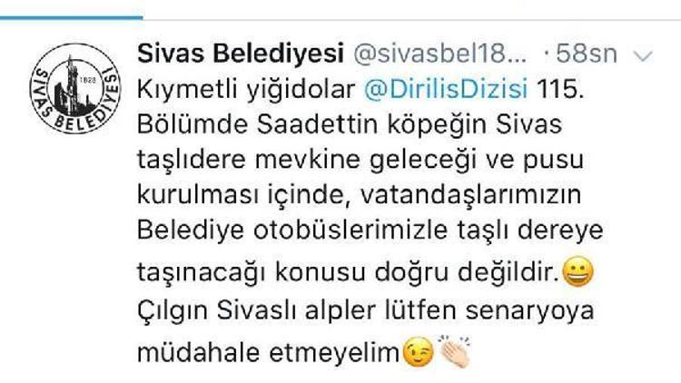 Diriliş Ertuğrul dizisinden etkilenen Sivaslılardan ilginç istek