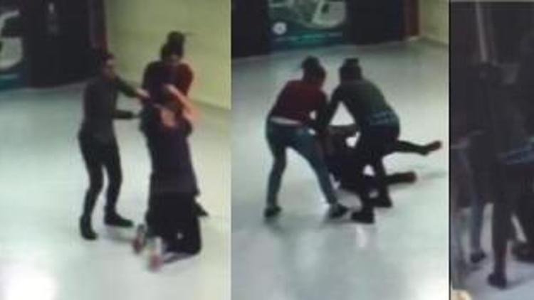 Kız kardeşlerin, kadın doktora saldırı anı kamerada