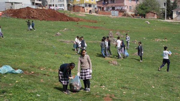 750 kişiyle çevre temizliği