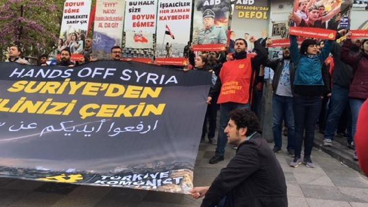 Suriyeye yönelik operasyon protesto edildi