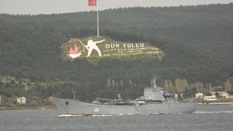 Askeri araç yüklü Rus gemisi, Çanakkale Boğazından geçti