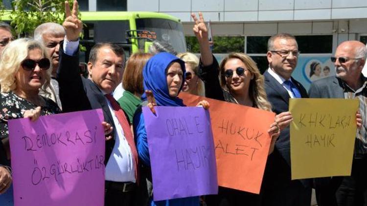 Diyarbakırda, CHPnin oturma eylemine HDP desteği