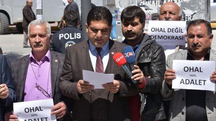 Van ve Hakkaride OHAL değil, demokrasi istiyoruz eylemi