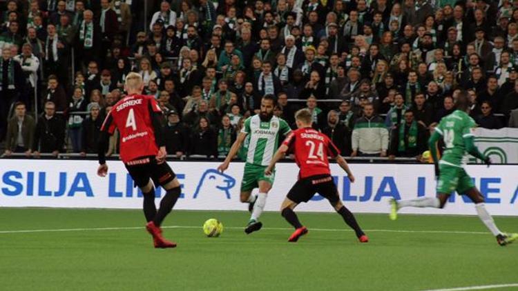 Erkan Zengin Hammarbyde ilk maçına çıktı