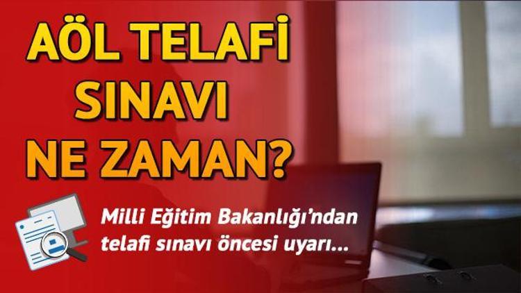 MEBin AÖL telafi sınavı için geri sayım başladı Sınav sonuçları hangi tarihte açıklanacak