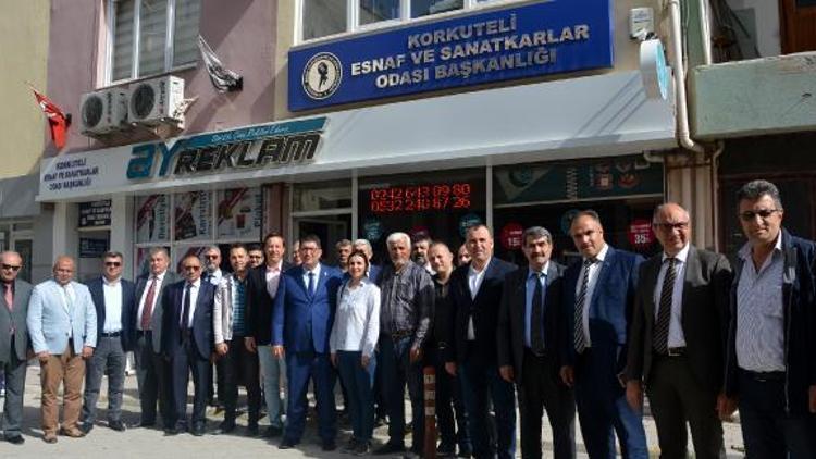 AESOB Başkanı Dereden Korkuteli ziyareti