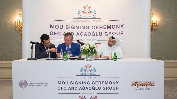 Ağaoğlu, Katar Finans Merkezi ile niyet mektubu imzaladı