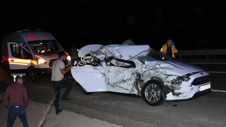 Boluda trafik kazası: 1 ölü, 3 yaralı