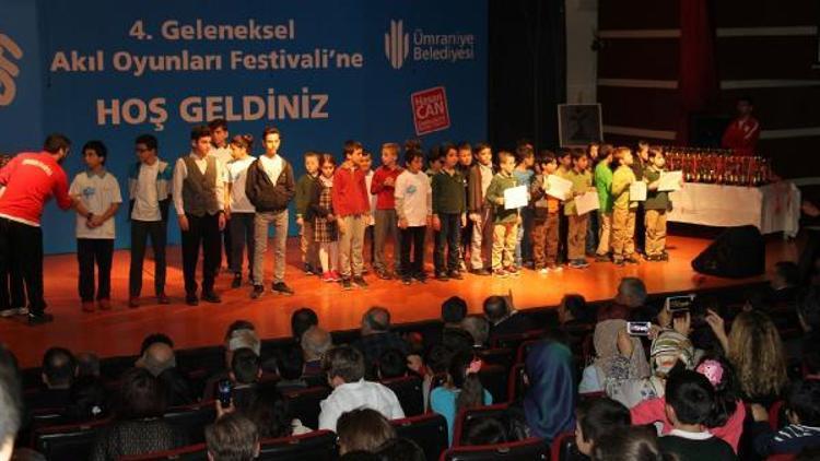 Akıl Oyunları Festivalinde kazananlar ödüllerini aldı