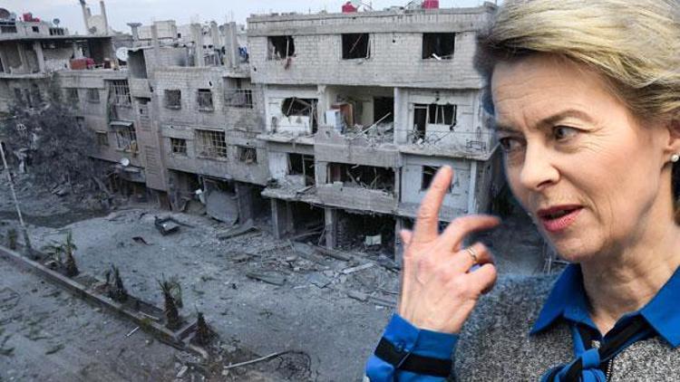Bakan von der Leyen: Suriye’ye milyarlarca euro yardım yapmaya hazırız