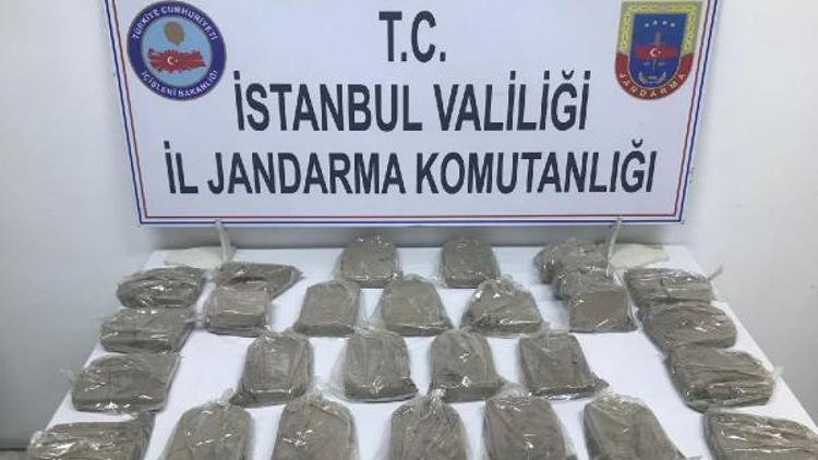 Jandarmadan D-100de nefes kesen uyuşturucu operasyonu